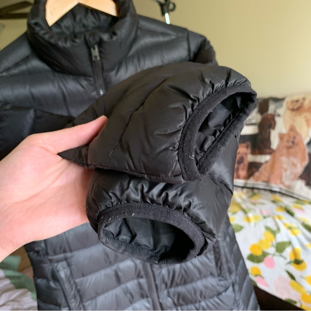 The North Face Down Puffer Parka Jacket Coat Black Women’s Small - Picture 4 of 10